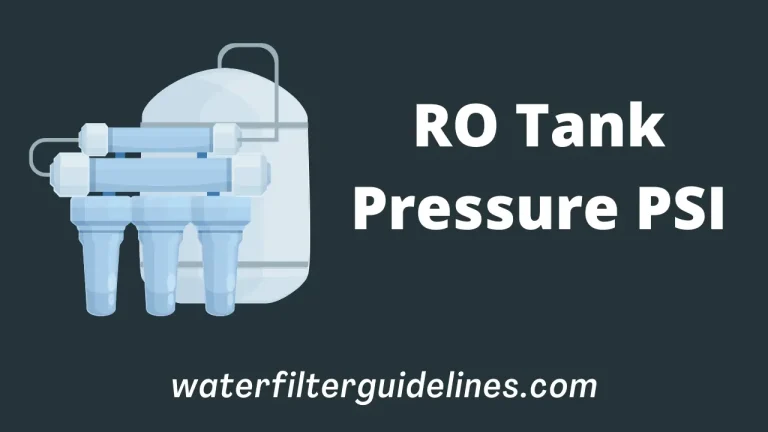 What is RO Tank Pressure PSI?